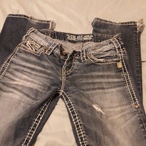 Silver star jeans